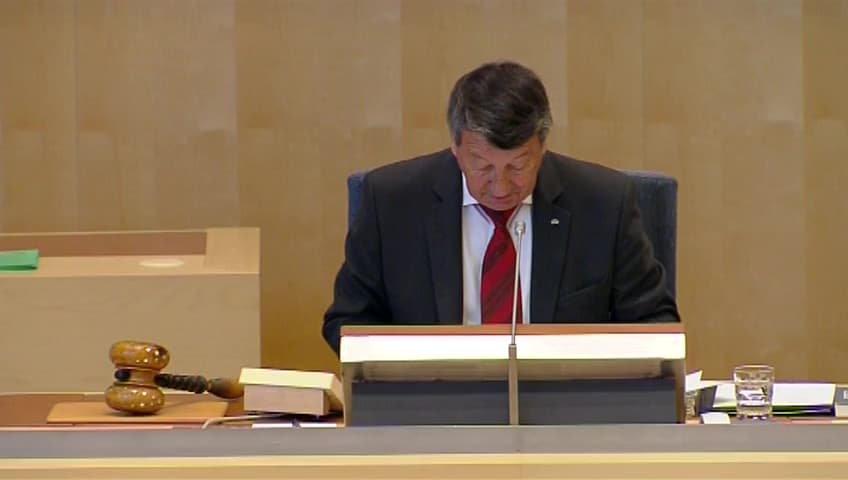 Stillbild från Debatt om förslag, Tekniska och affärsmässiga krav för betalningar och autogireringar i euro
