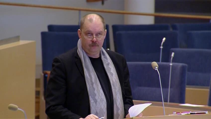 Stillbild från Interpellationsdebatt, EU:s klimat- och energipaket