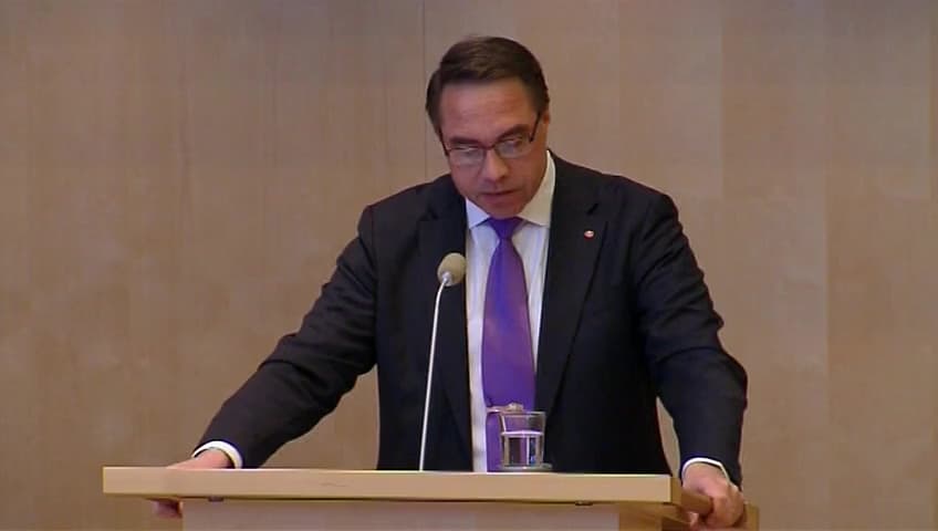 Stillbild från Debatt om förslag, Tobaksfrågor