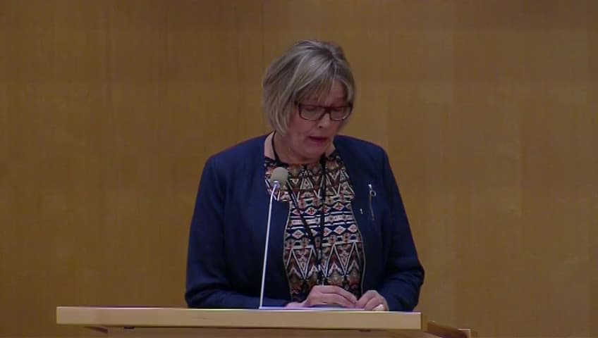 Stillbild från Debatt om förslag, Fastighetsrätt