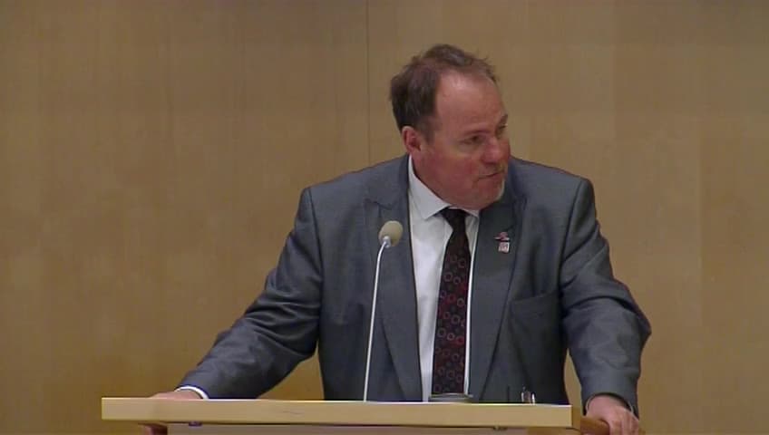 Stillbild från Debatt om förslag, Arbetsrätt