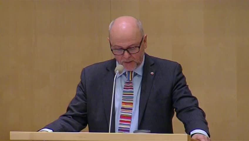 Stillbild från Debatt om förslag, Forskning