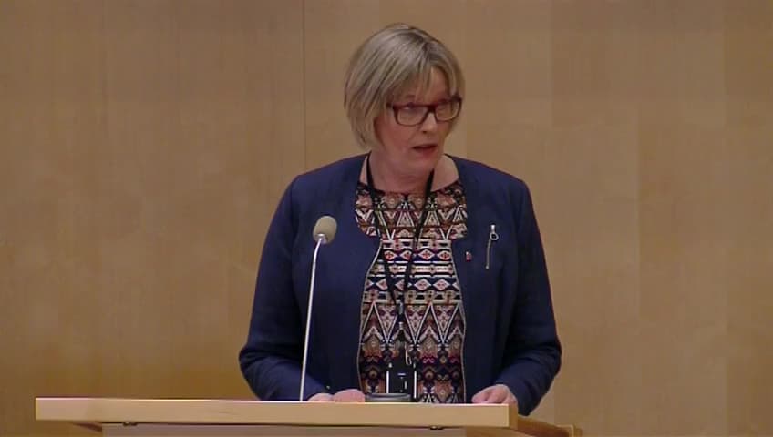 Stillbild från Debatt om förslag, Planering och byggande