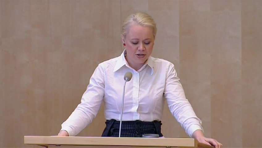 Stillbild från Debatt om förslag, Punktskatter