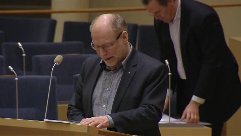 Stillbild från Interpellationsdebatt, Regionalt utvecklingsansvar
