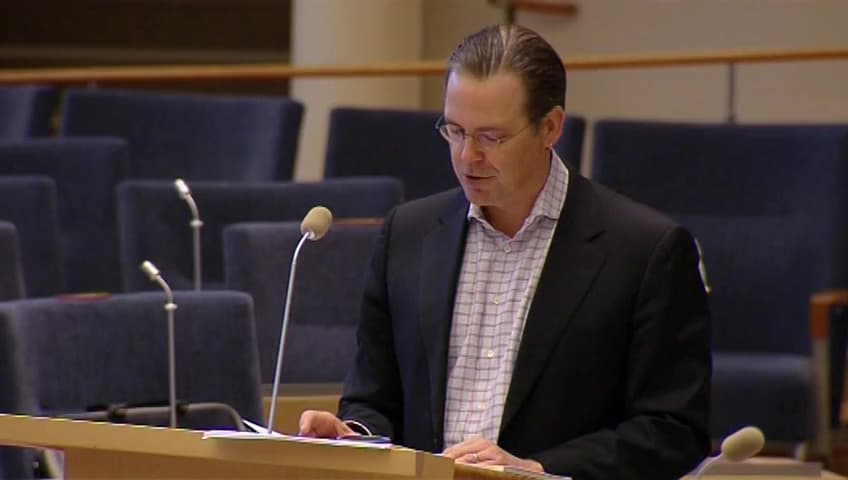 Stillbild från Interpellationsdebatt, Utvärdering av riktade statsbidrag