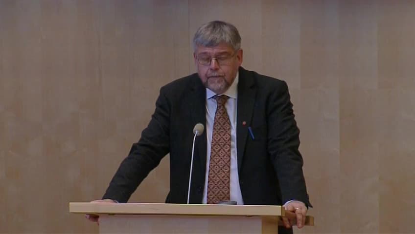 Stillbild från Debatt om förslag, Beskattning av företag, kapital och fastighet