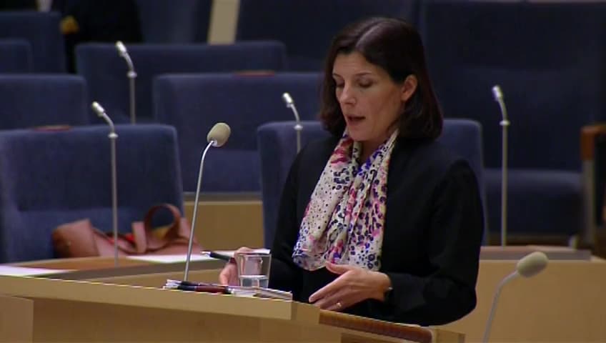 Stillbild från Interpellationsdebatt, Soldater som slutar i förtid