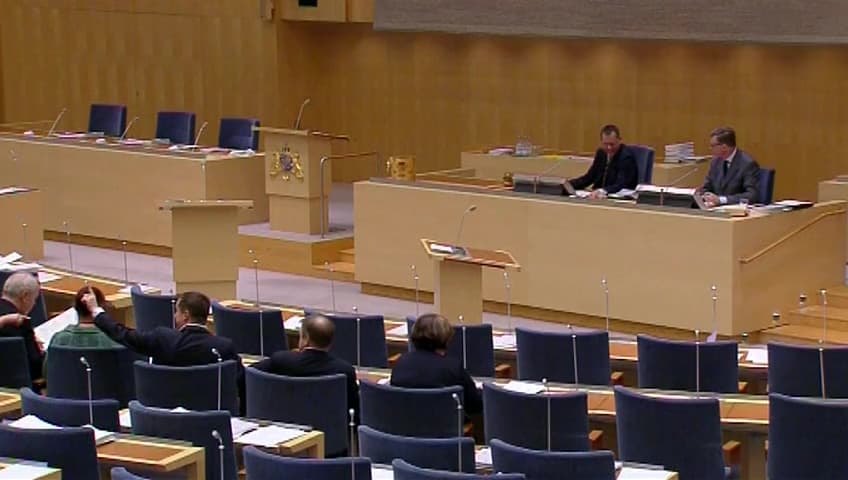 Stillbild från Debatt om förslag, It-politiska frågor