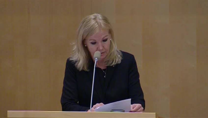 Stillbild från Debatt om förslag, Funktionshindersfrågor