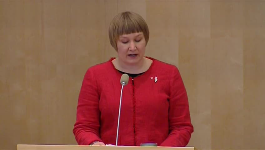 Stillbild från Debatt om förslag, Polisfrågor