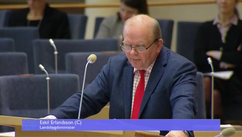 Stillbild från Interpellationsdebatt, Levande landsbygd