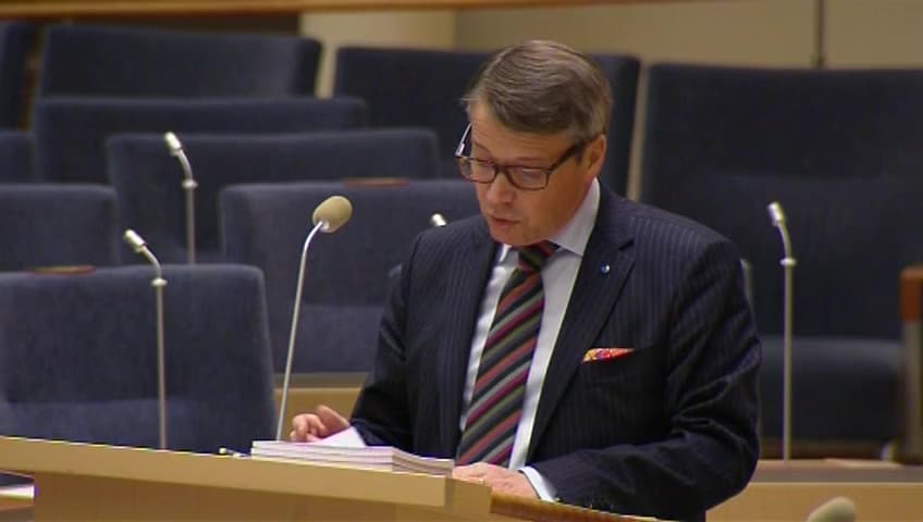 Stillbild från Interpellationsdebatt, Nationella riktlinjer och epilepsi