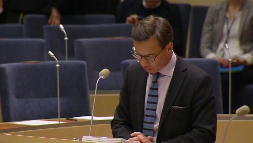 Stillbild från Interpellationsdebatt, Företagshälsovården i framtiden