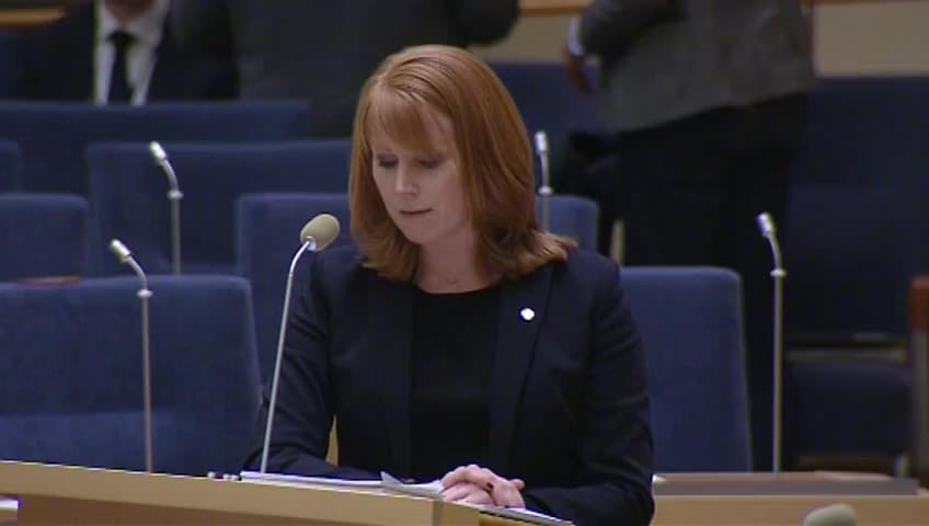 Stillbild från Interpellationsdebatt, Behovet av en kraftfull strategi för Life Science i Sverige