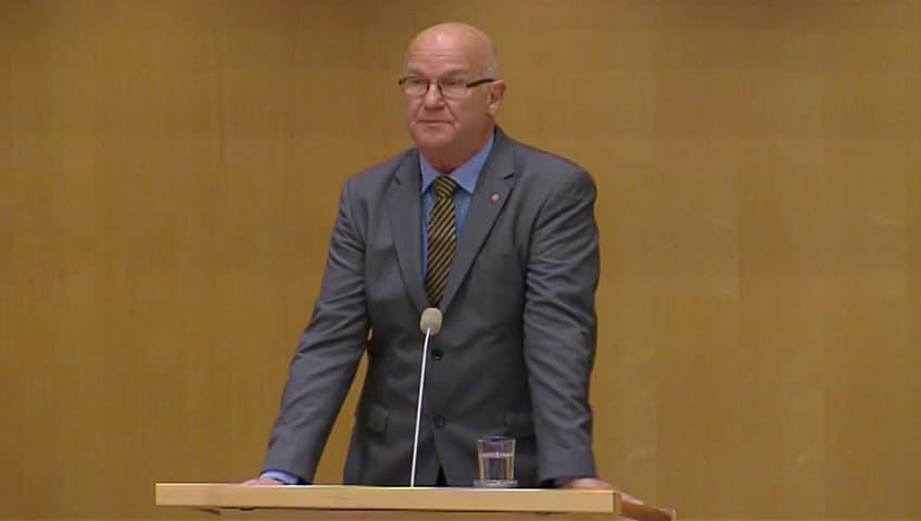 Stillbild från Debatt om förslag, Statliga företag