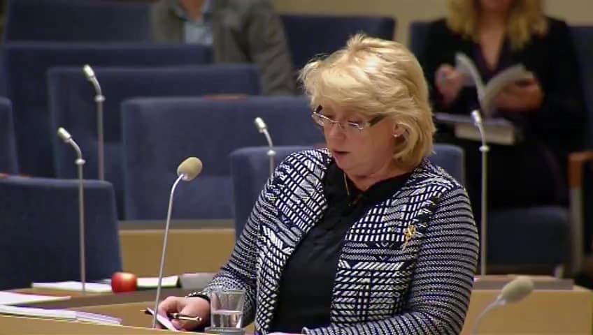 Stillbild från Interpellationsdebatt, Överskott av utsläppsrätter