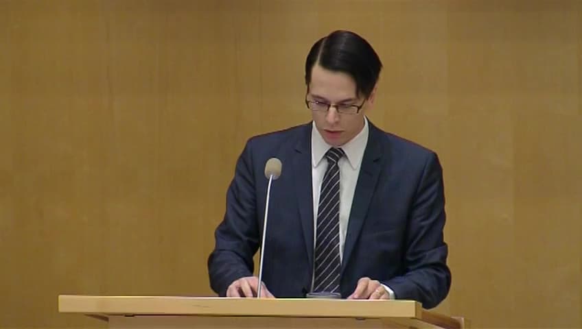 Stillbild från Debatt om förslag, Utgiftsområde 27 Avgiften till Europeiska unionen