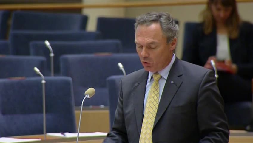 Stillbild från Interpellationsdebatt, Rättvisa forskningsförutsättningar vid alla lärosäten