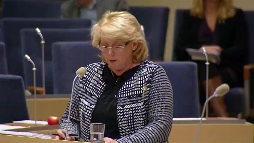 Stillbild från Interpellationsdebatt, Övergödningen i Östersjön