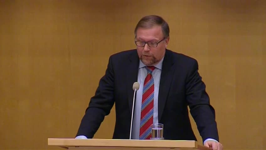 Stillbild från Debatt om förslag, Fortsatt svenskt deltagande i den internationella säkerhetsstyrkan (ISAF) och framtida deltagande i Natos utbildningsinsats (RSM) i Afghanistan