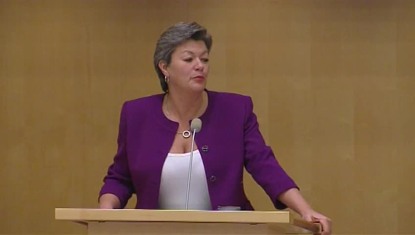 Stillbild från Debatt om förslag, Utgiftsområde 14 Arbetsmarknad och arbetsliv