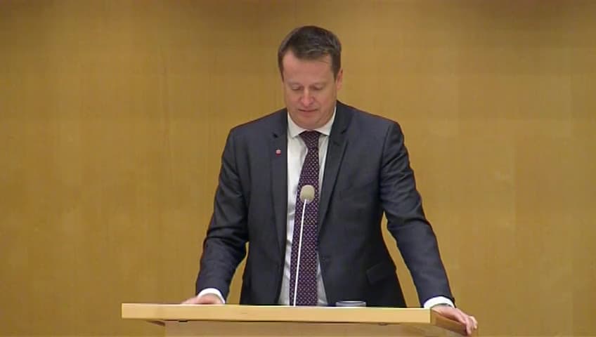 Stillbild från Debatt om förslag, Utgiftsområde 22 Kommunikationer