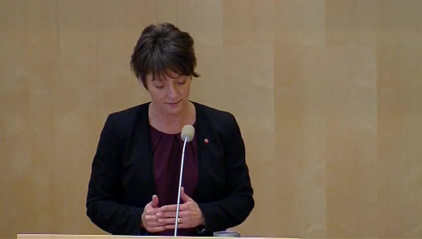 Stillbild från Debatt om förslag, Utgiftsområde 20 Allmän miljö- och naturvård