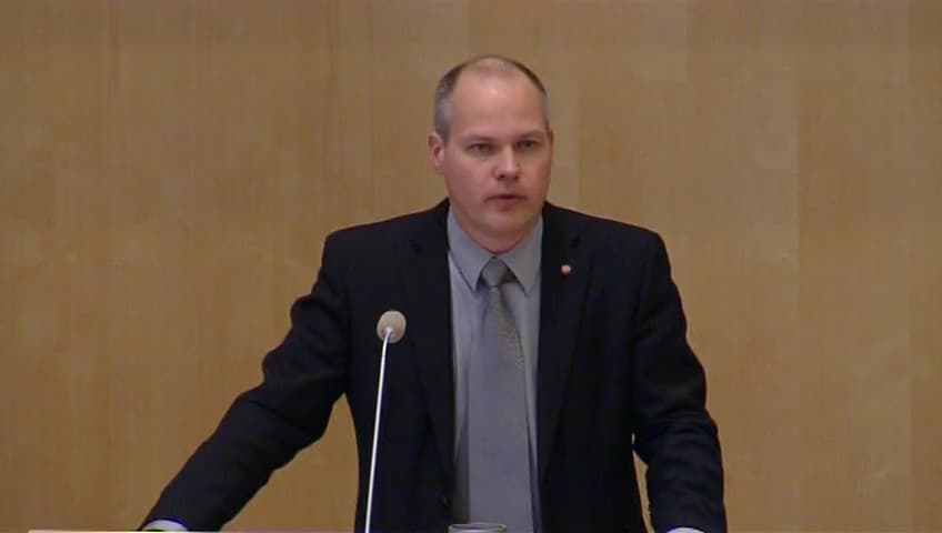 Stillbild från Debatt om förslag, Utgiftsområde 4 Rättsväsendet