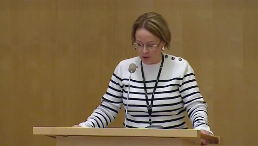 Stillbild från Debatt om förslag, Utgiftsområde 13 Integration och jämställdhet