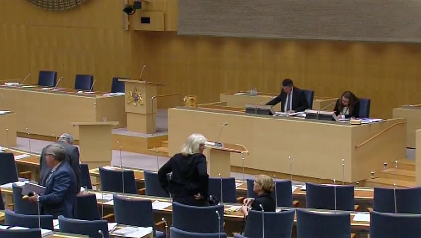 Stillbild från Debatt om förslag, Gemensamt konsumentskydd i EU