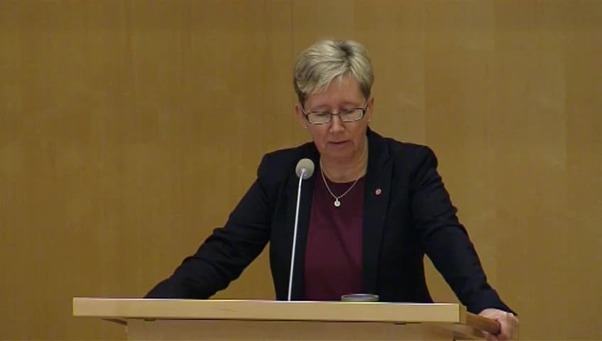 Stillbild från Debatt om förslag, Utgiftsområde 8 Migration