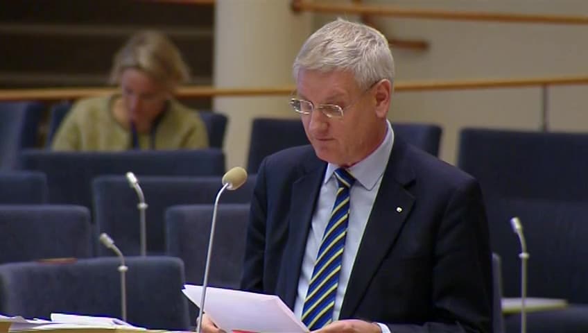 Stillbild från Interpellationsdebatt, USA som rättsstat och frågan om the Cuban Five