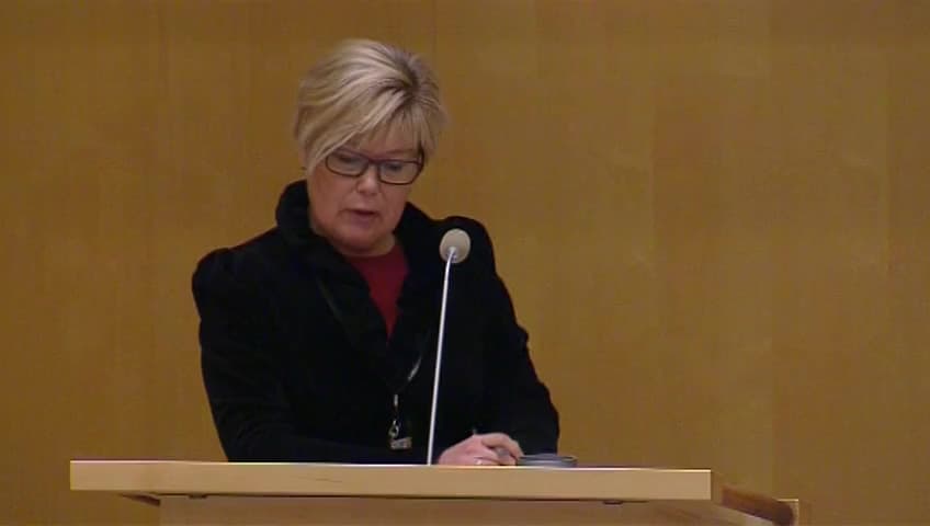 Stillbild från Debatt om förslag, Utgiftsområde 19 Regional tillväxt