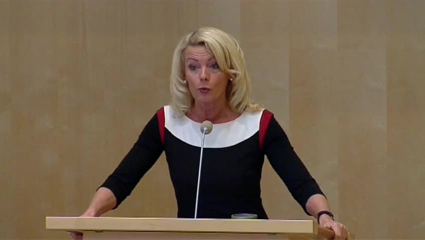 Stillbild från Debatt om förslag, Utgiftsområde 25 Allmänna bidrag till kommuner