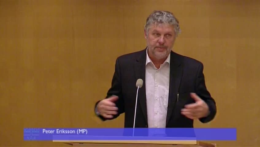 Stillbild från Debatt om förslag, Sekretess i det internationella samarbetet