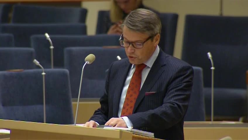 Stillbild från Interpellationsdebatt, Bemötande av trafikskadade