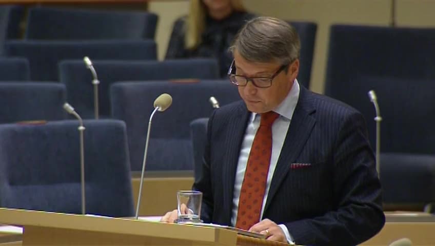 Stillbild från Interpellationsdebatt, Psykiatrins behov av långsiktighet