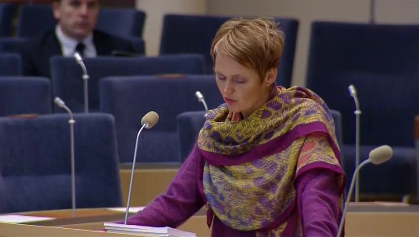 Stillbild från Interpellationsdebatt, Mobiltäckning