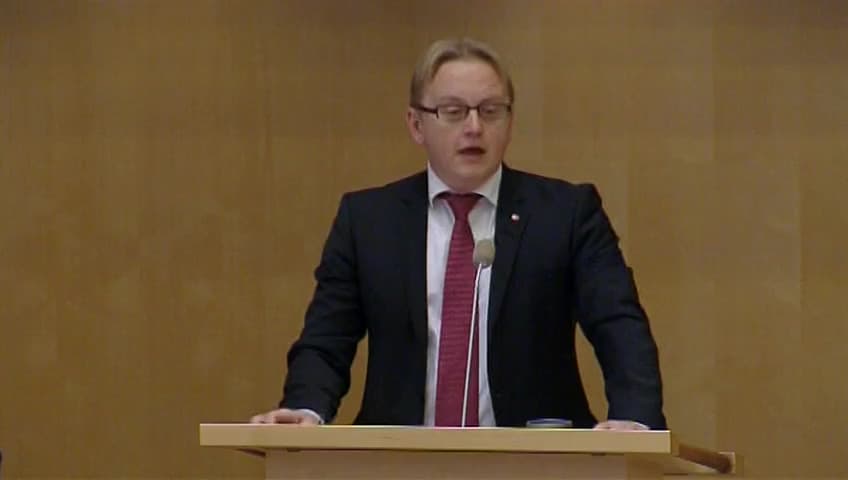 Stillbild från Debatt om förslag, Utgiftsramar och beräkning av statsinkomsterna