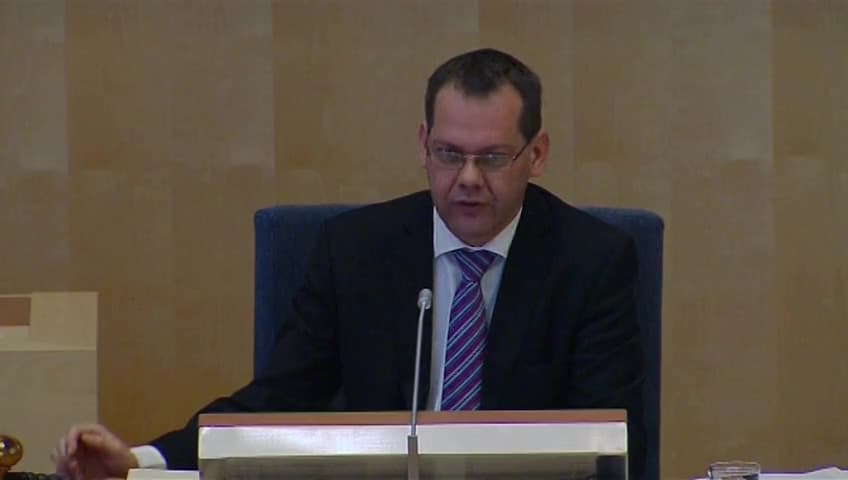 Stillbild från Debatt om förslag, Höständringsbudget för 2013