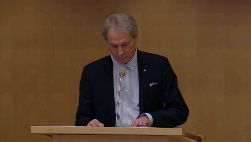 Stillbild från Debatt om förslag, Avtal med Eric-konsortium för den Europeiska spallationskällan