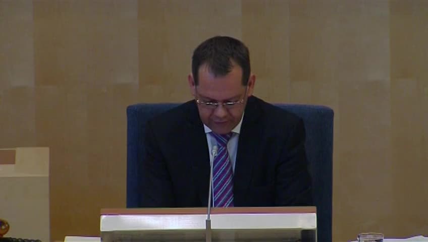 Stillbild från Debatt om förslag, Genomförande av EU s regelverk om inre vattenvägar - del I