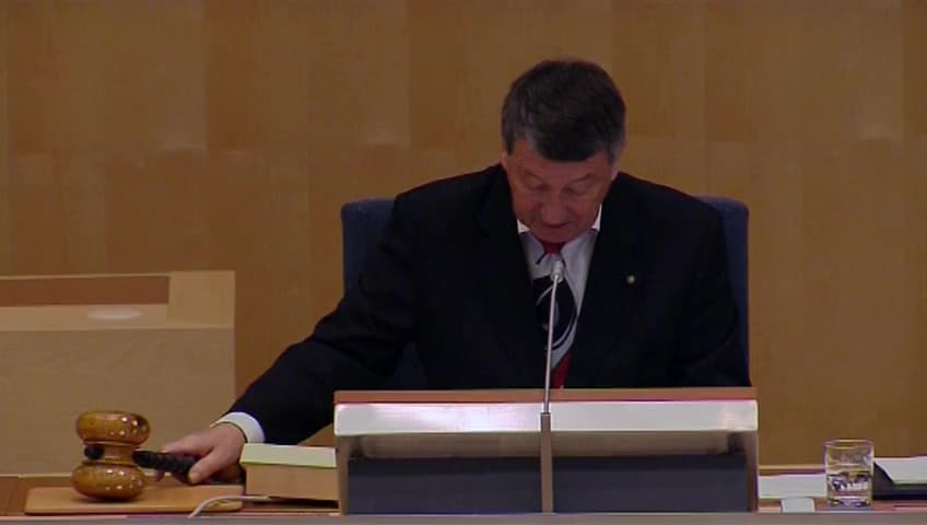 Stillbild från Debatt om förslag, Redovisning av fördelning av medel från Allmänna arvsfonden under budgetåret 2012
