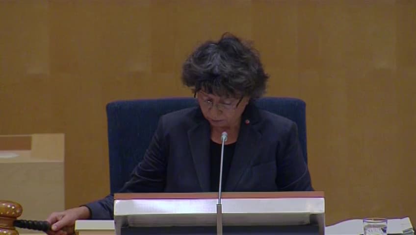 Stillbild från Debatt om förslag, Ändringar i inkomstskattelagen med anledning av Kroatiens anslutning till EU