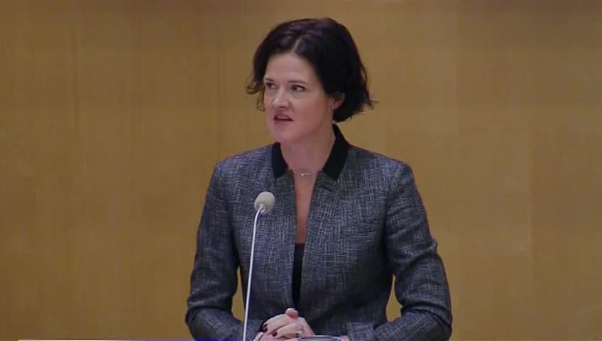 Stillbild från Debatt om förslag, Fråga om återtagande av förslag om höjd skiktgräns för statlig inkomstskatt