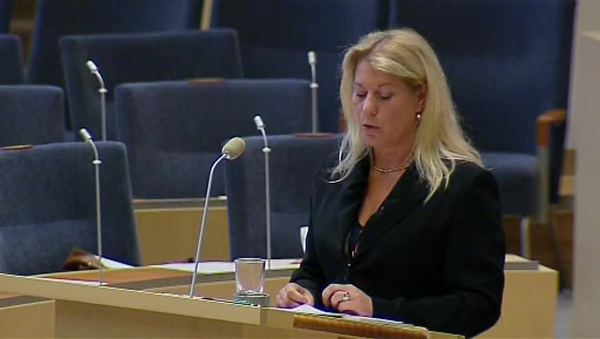 Stillbild från Interpellationsdebatt, Ökad och säker cykeltrafik