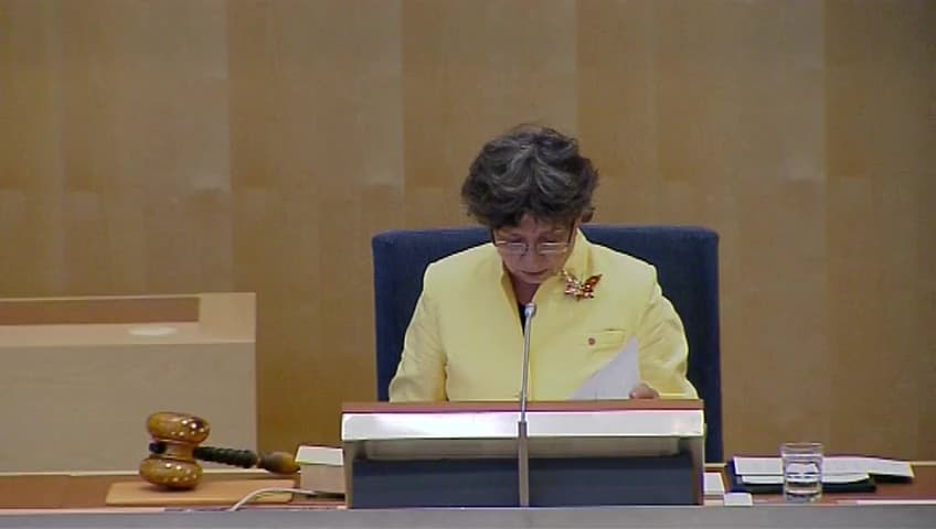 Stillbild från Debatt om förslag, Subsidiaritetsprövning av kommissionens förslag till förordning om inrättande av en ram för tillträde till marknaden för hamntjänster och för finansiell insyn i hamnar