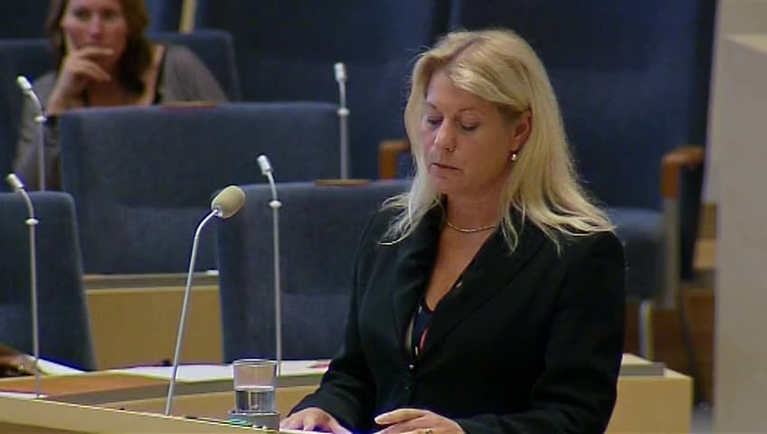 Stillbild från Interpellationsdebatt, Gnestapendeln 