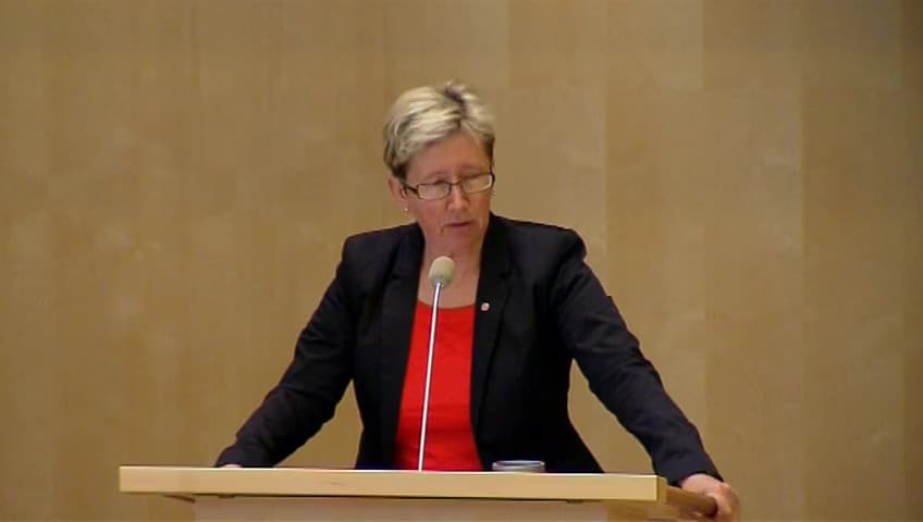 Stillbild från Debatt om förslag, Genomförande av direktivet om sanktioner mot arbetsgivare